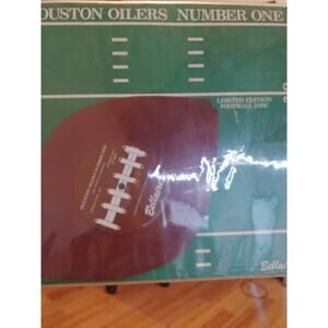 Vintage Houston Oilers Number One 45 Record Limited Edition
